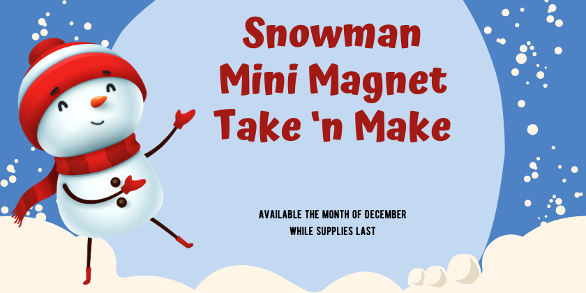 December 2024 Mini Magnet Take 'n Make