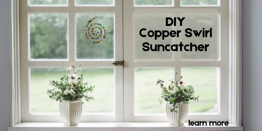 Copper Swirl Suncatcher