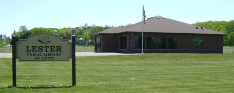 Photo of current library building